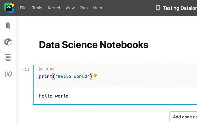 Running Jupyter notebooks online | Data Science Notebooks