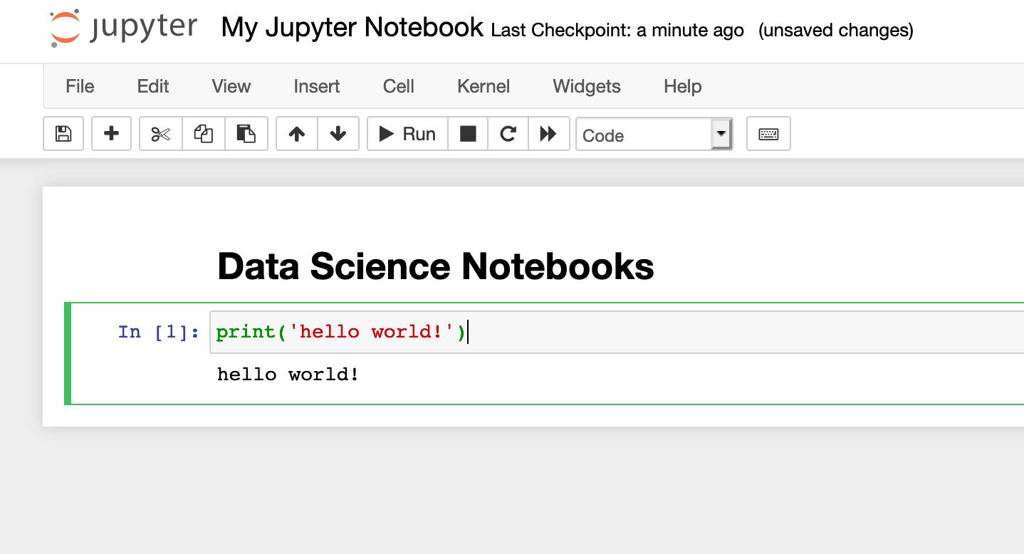 Jupyter Data Science Notebooks