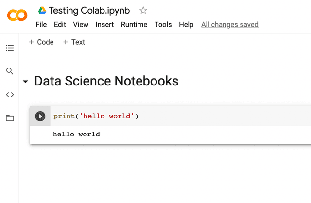 Google Colab | Data Science Notebooks