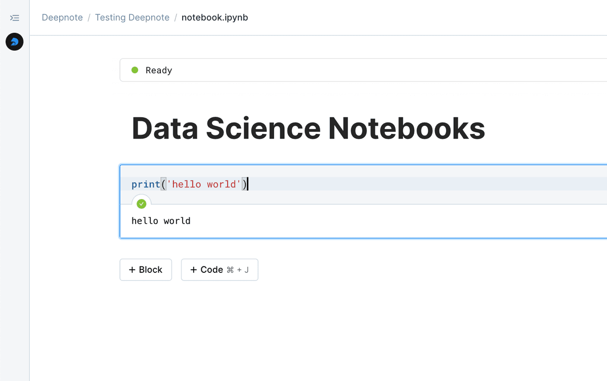 Realtime collaboration in Jupyter notebooks | Data Science Notebooks