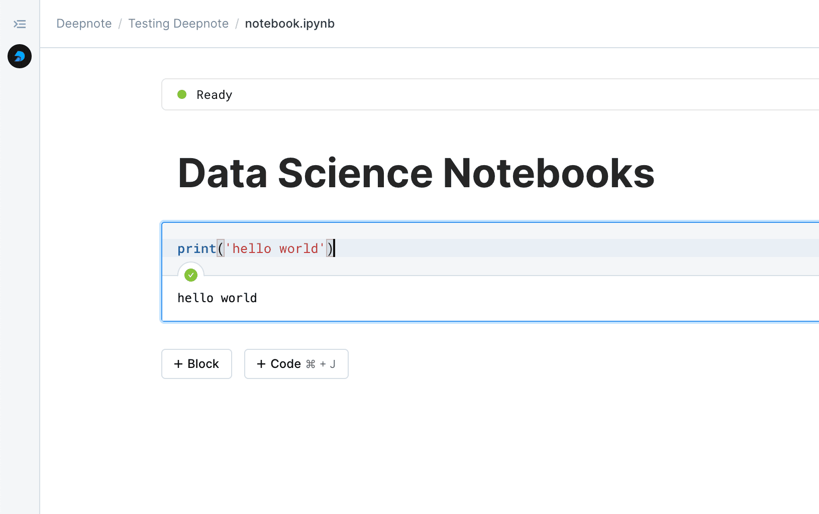 Data Science Notebooks